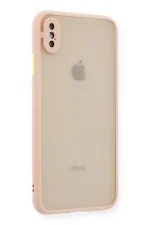 Newface iPhone XS Max Kılıf Montreal Silikon Kapak - Pembe - Görsel 2