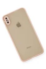 Newface iPhone XS Max Kılıf Montreal Silikon Kapak - Pembe - Görsel 3