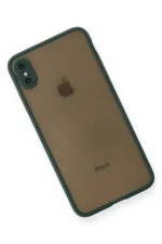 Newface iPhone XS Max Kılıf Montreal Silikon Kapak - Yeşil - Görsel 3