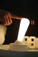 Newface JP-1003 Dekoratif Gece Lambası - Beyaz - Görsel 3