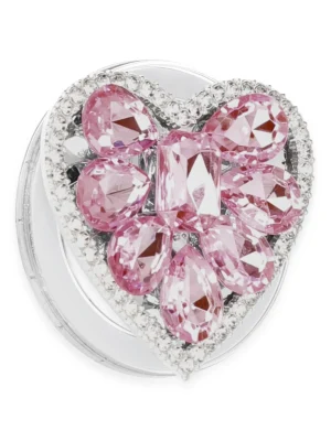 Newface Kickstand Taşlı Magsafe Stand - Pembe