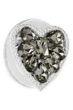 Newface Kickstand Taşlı Magsafe Stand - Siyah