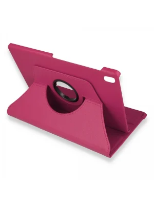Newface Lenovo M10 FHD Plus X606F Kılıf 360 Tablet Deri Kılıf - Pembe