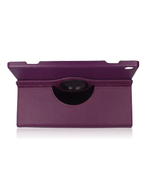 Newface Lenovo M10 X505F Kılıf 360 Tablet Deri Kılıf - Mürdüm