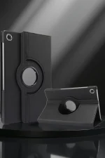 Newface Lenovo Tab M10 TB311FU Kılıf 360 Tablet Deri Kılıf - Siyah - Görsel 2