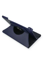 Newface Lenovo Tab M10 TB328FU Kılıf 360 Tablet Deri Kılıf - Lacivert