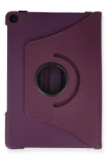 Newface Lenovo Tab M10 TB328FU Kılıf 360 Tablet Deri Kılıf - Mürdüm - Görsel 2