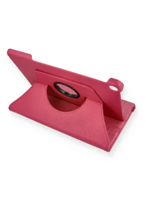 Newface Lenovo Tab M10 TB328FU Kılıf 360 Tablet Deri Kılıf - Pembe