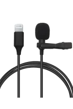 Newface Lightning 2 Metre Double Mikrofon - Siyah