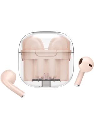 Newface LS-09 Bluetooth 5.3 TWS Kablosuz Airpods Kulaklık - Pembe