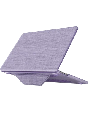 Newface Macbook Air 13.6 Macbook Kumaş Kapak - Mor