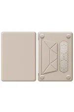 Newface Macbook Air 15 2024 Macbook Deri Kapak - Gold - Görsel 2