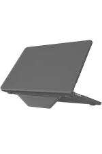 Newface Macbook Air 15 2024 Macbook Deri Kapak - Gri