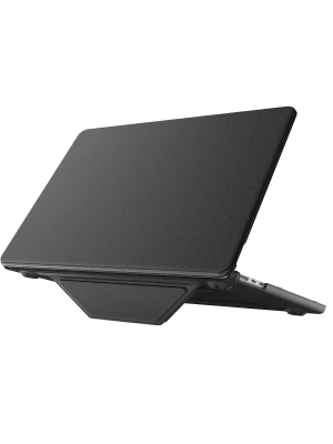 Newface Macbook Air 15 2024 Macbook Deri Kapak - Siyah