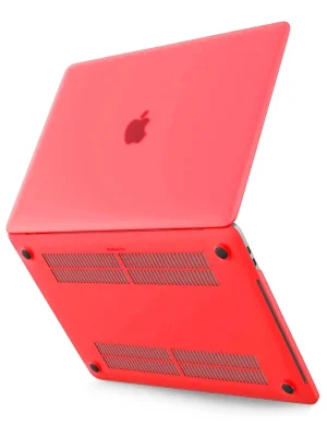 Newface Macbook Pro 13 2020 Macbook Buzlu Kapak - Kırmızı