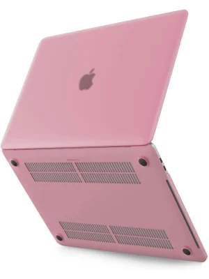 Newface Macbook Pro 13 2021 Macbook Buzlu Kapak - Pembe