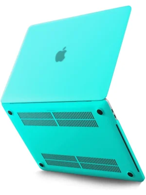 Newface Macbook Pro 13 2021 Macbook Buzlu Kapak - Yeşil