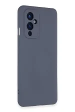 Newface One Plus 9 Kılıf Nano içi Kadife Silikon - Gri - Görsel 2