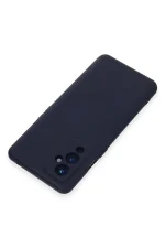 Newface One Plus 9 Kılıf Nano içi Kadife Silikon - Lacivert - Görsel 3