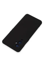 Newface One Plus 9 Kılıf Nano içi Kadife Silikon - Siyah - Görsel 3