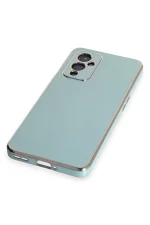 Newface One Plus 9 Kılıf Volet Silikon - Açık Yeşil - Görsel 4