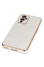 Newface One Plus 9 Kılıf Volet Silikon - Beyaz - Görsel 4