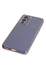 Newface One Plus 9 Kılıf Volet Silikon - Mavi - Görsel 4