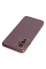 Newface One Plus 9 Kılıf Volet Silikon - Mor - Görsel 3