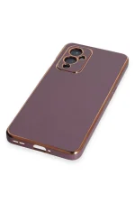 Newface One Plus 9 Kılıf Volet Silikon - Mor - Görsel 4