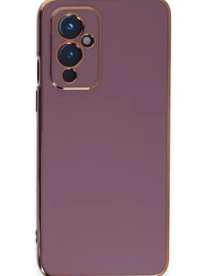 Newface One Plus 9 Kılıf Volet Silikon - Mor
