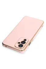 Newface One Plus 9 Kılıf Volet Silikon - Pembe - Görsel 3