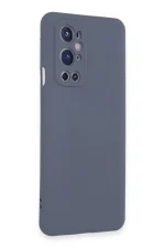 Newface One Plus 9 Pro Kılıf Nano içi Kadife Silikon - Gri - Görsel 2
