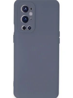 Newface One Plus 9 Pro Kılıf Nano içi Kadife Silikon - Gri