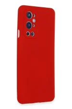 Newface One Plus 9 Pro Kılıf Nano içi Kadife Silikon - Kırmızı - Görsel 2
