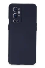 Newface One Plus 9 Pro Kılıf Nano içi Kadife Silikon - Lacivert