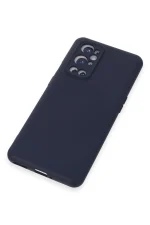 Newface One Plus 9 Pro Kılıf Nano içi Kadife Silikon - Lacivert - Görsel 4