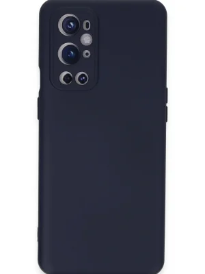 Newface One Plus 9 Pro Kılıf Nano içi Kadife Silikon - Lacivert
