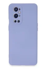 Newface One Plus 9 Pro Kılıf Nano içi Kadife Silikon - Lila