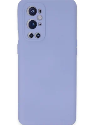Newface One Plus 9 Pro Kılıf Nano içi Kadife Silikon - Mavi