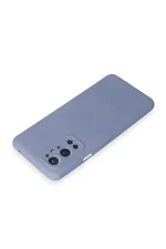 Newface One Plus 9 Pro Kılıf Nano içi Kadife Silikon - Mor - Görsel 3