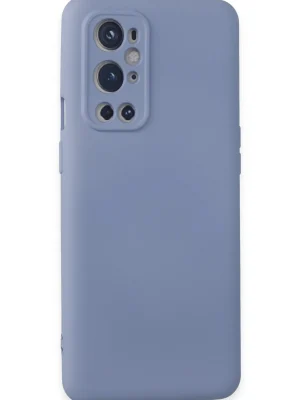 Newface One Plus 9 Pro Kılıf Nano içi Kadife Silikon - Mor