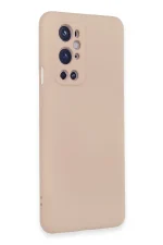 Newface One Plus 9 Pro Kılıf Nano içi Kadife Silikon - Pudra - Görsel 2