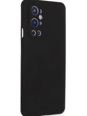 Newface One Plus 9 Pro Kılıf Nano içi Kadife Silikon - Siyah