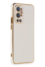 Newface One Plus 9 Pro Kılıf Volet Silikon - Beyaz - Görsel 2