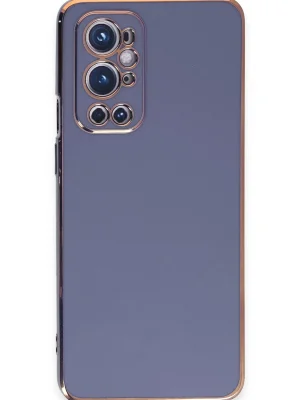 Newface One Plus 9 Pro Kılıf Volet Silikon - Mavi