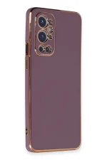 Newface One Plus 9 Pro Kılıf Volet Silikon - Mor - Görsel 2