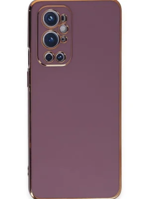 Newface One Plus 9 Pro Kılıf Volet Silikon - Mor