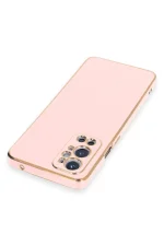 Newface One Plus 9 Pro Kılıf Volet Silikon - Pembe - Görsel 3