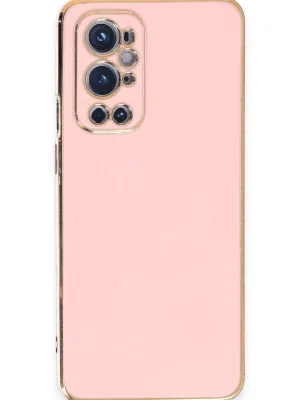 Newface One Plus 9 Pro Kılıf Volet Silikon - Pembe