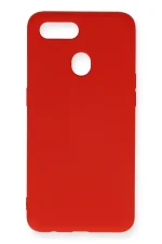 Newface Oppo A12 Kılıf Nano içi Kadife Silikon - Kırmızı